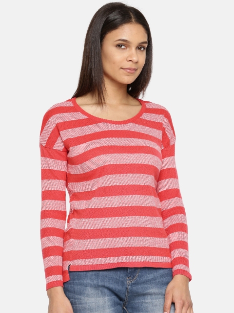 

Arrow Woman Women Red Striped Top