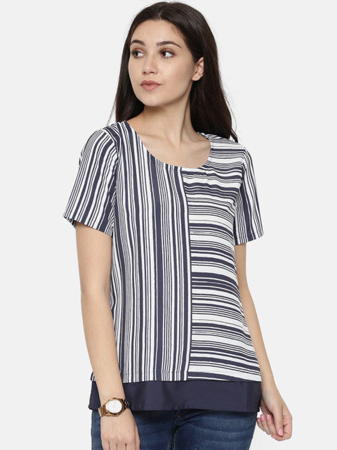 

Arrow Woman Blue Striped Top