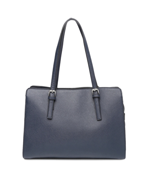 

Mast & Harbour Navy Blue Solid Shoulder Bag