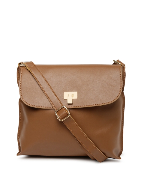 

Mast & Harbour Tan Brown Solid Sling Bag