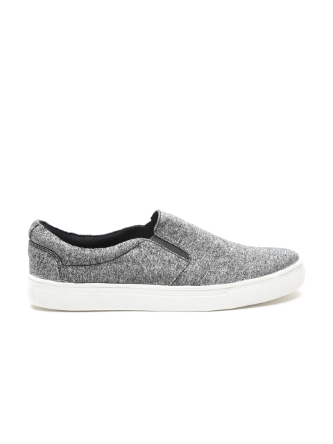 

ether Women Grey Melange Slip-Ons