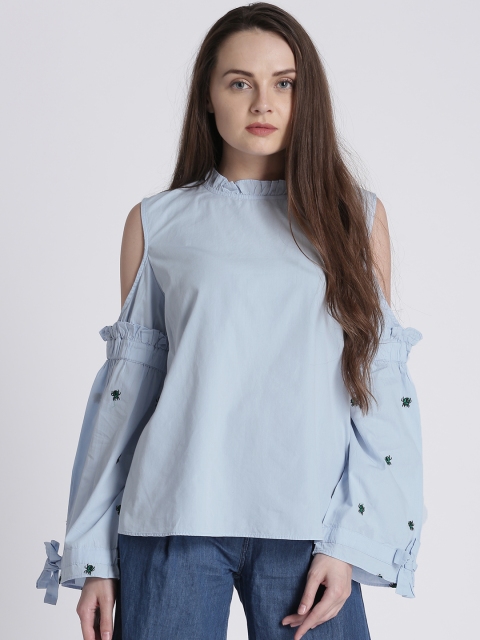 

Splash Women Blue Solid Top