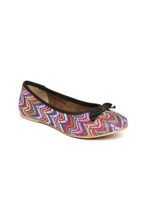 

Carlton London Women Multicoloured Woven Design Ballerinas, Multi