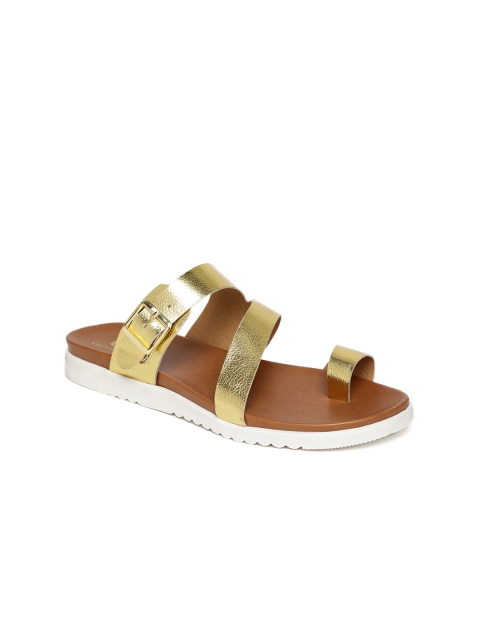 

Carlton London Women Gold-Toned Flats