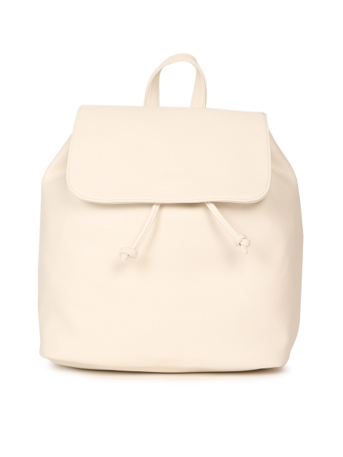 

ether Women Off-White Solid Backpack