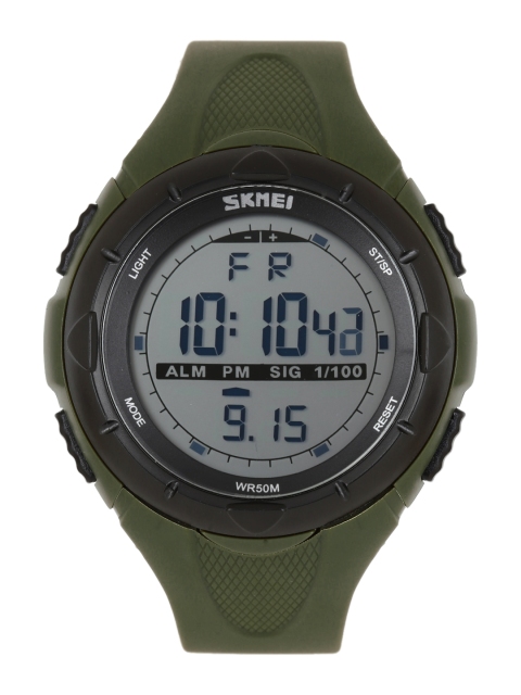 

Skmei Men Olive Green Digital Watch1025GRN