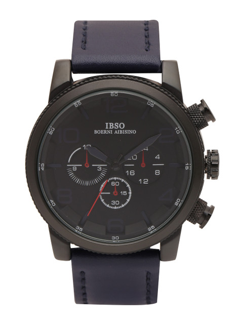 

IBSO Men Black Analogue Watch D6828GBL