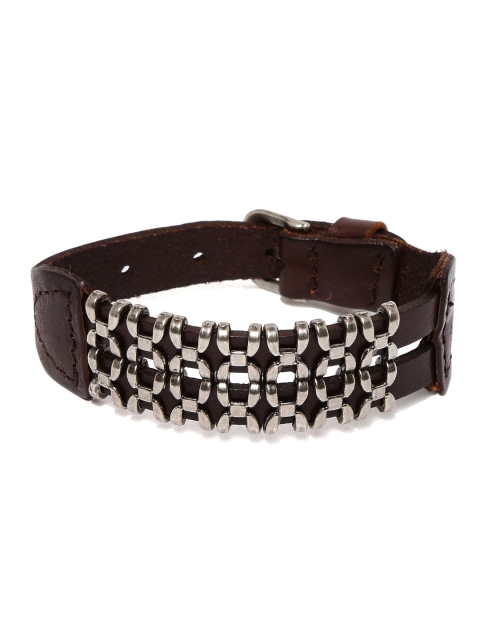 

Ed Hardy Unisex Brown Leather Cuff Bracelet