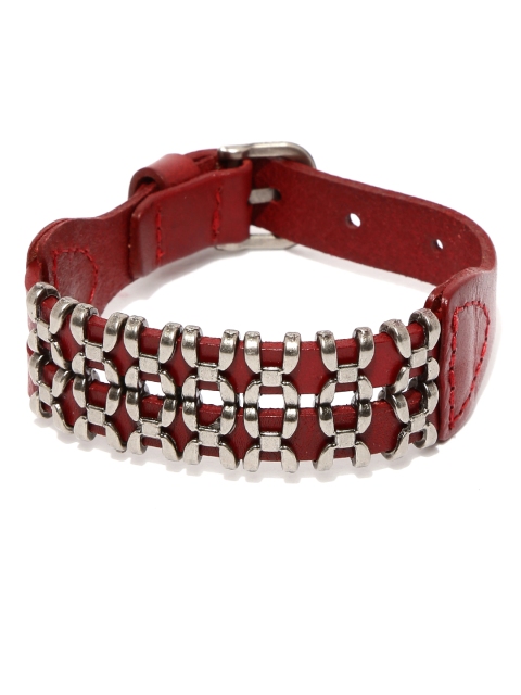 

Ed Hardy Unisex Red Leather Cuff Bracelet