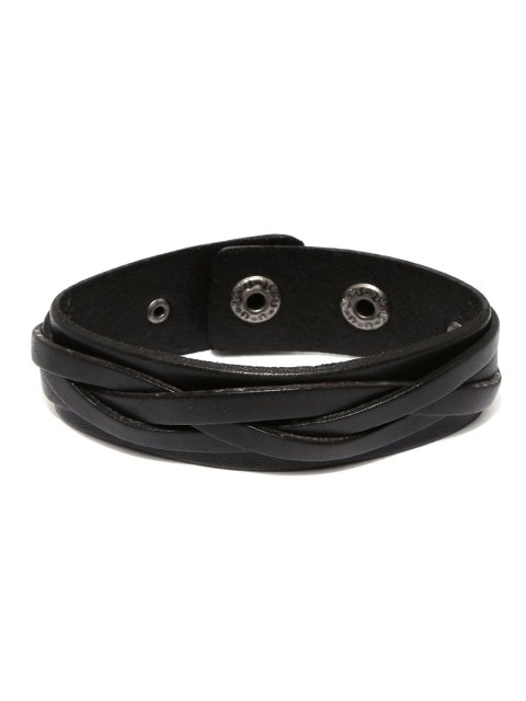 

Ed Hardy Unisex Black Leather Cuff Bracelet