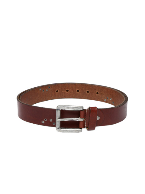 

Ed Hardy Men Brown Leather Belt