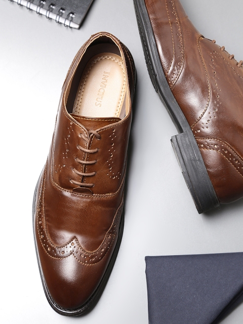 

INVICTUS Men Brown Formal Brogues