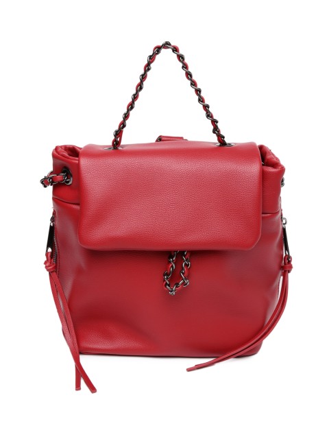 

Roadster Women Red Solid Backpack