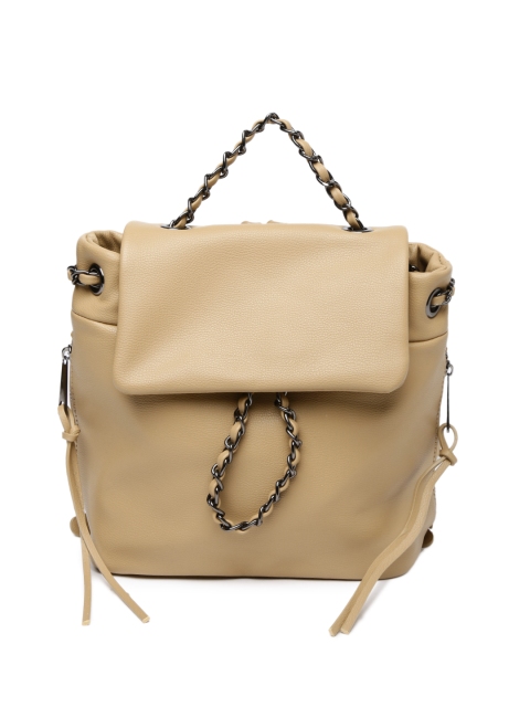 

Roadster Women Beige Solid Backpack