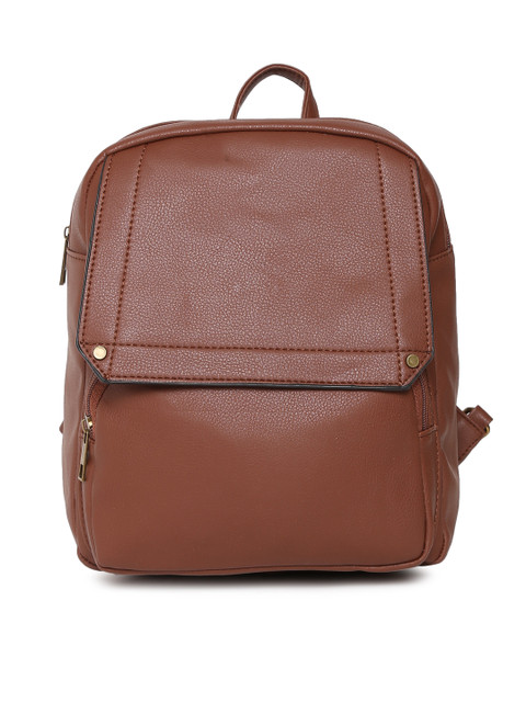 

Roadster Women Brown Solid Backpack