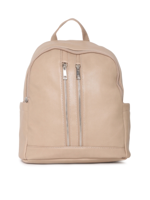 

Roadster Women Beige Solid Backpack