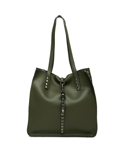 

Roadster Olive Green Tote Bag with Pouch