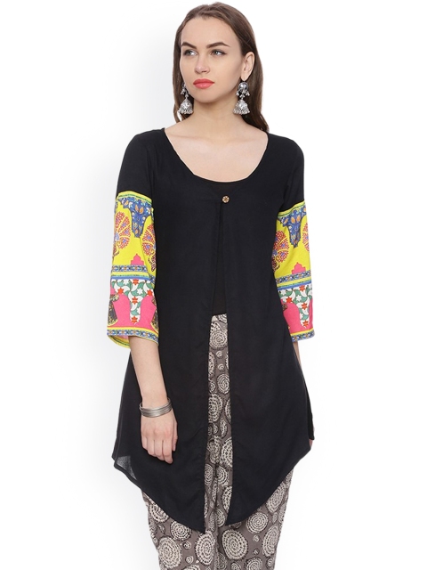

Evam Black Longline Shrug