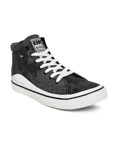 

BRITISH KNIGHTS Men Charcoal Grey GOLF High-Top Sneakers