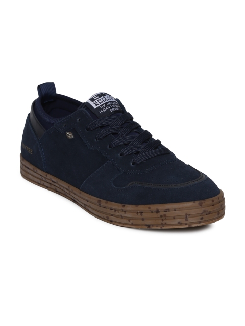 

BRITISH KNIGHTS Men Navy Blue Suede Sneakers