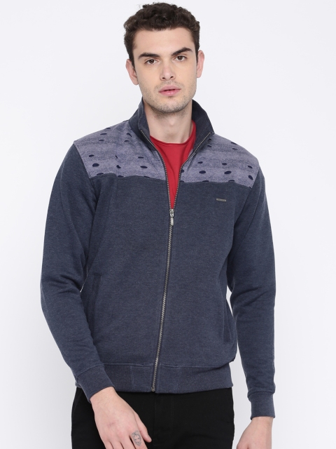 

Proline Active Men Navy Blue Solid Sweatshirt