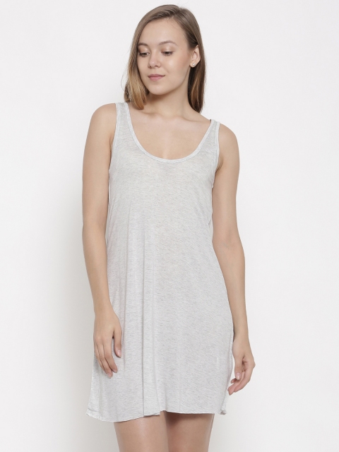 

pink woman Grey Solid A-Line Dress
