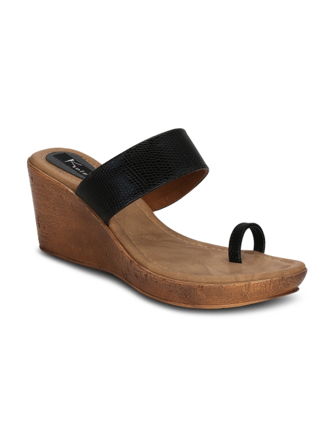 

Kielz Women Black Textured Wedges