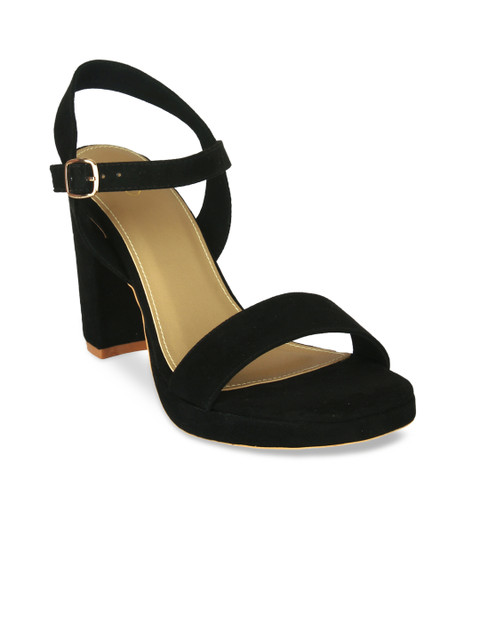 

20Dresses Women Black Solid Heels