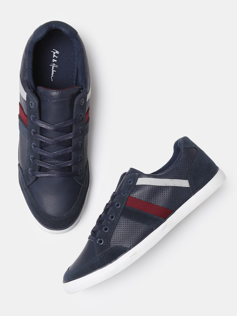 

Mast & Harbour Men Navy Blue Sneakers