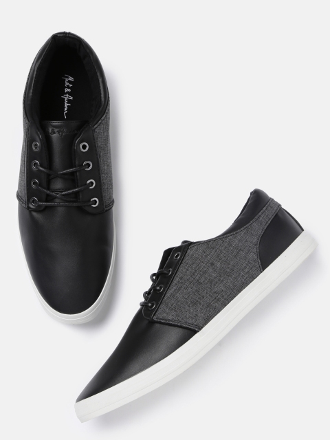 

Mast & Harbour Men Black Sneakers