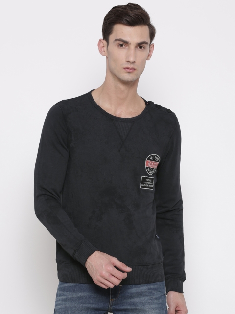 

Jack & Jones Men Charcoal Grey PALMER Sweatshirt