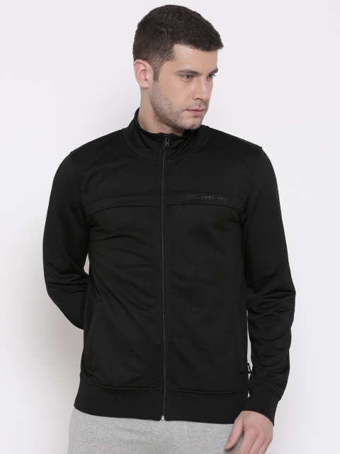 

Jack & Jones Men Black Solid Bomber Jacket