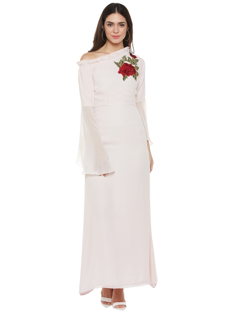 

Athena Women Off-White Embellished Maxi Dress