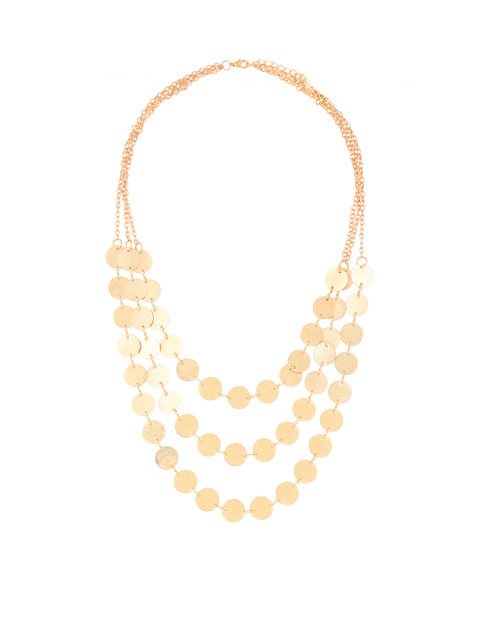 

Foxy Sperks Gold-Toned Multistranded Necklace