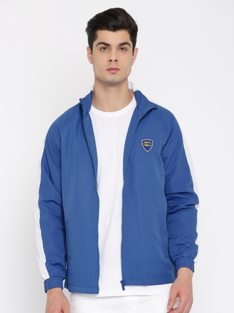 

Ajile by Pantaloons Men Blue Solid Sporty Jacket