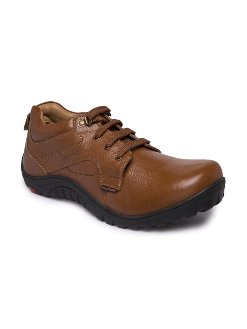 

Red Chief Men Brown Solid Leather Derbys