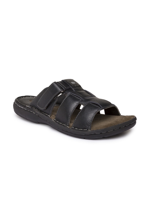 

Red Chief Men Black Comfort Sandals