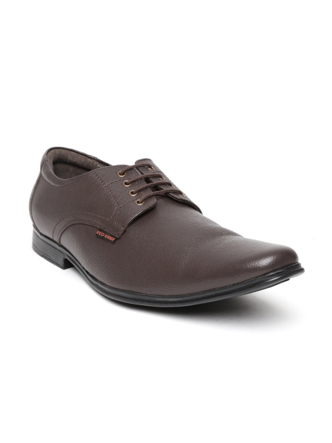 

Red Chief Men Coffee Brown Leather Formal Derbys