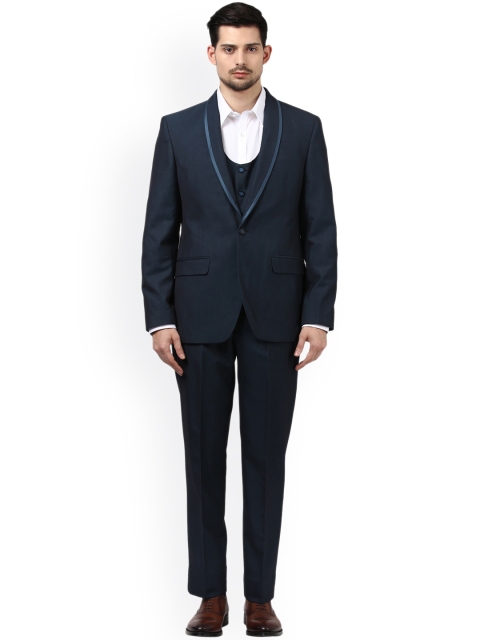 

Park Avenue Blue Slim Fit Single-Breasted Formal Suit