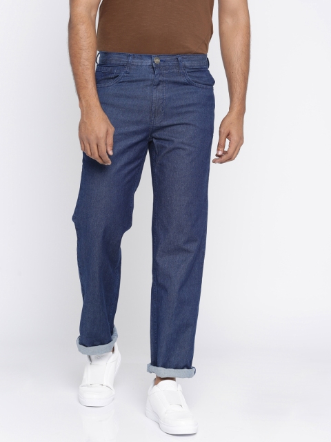 

Parx Men Blue Straight Fit Mid-Rise Clean Look Jeans