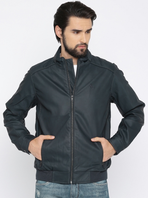 

Parx Men Navy Solid Bomber, Navy blue