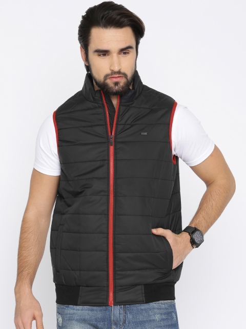 

Parx Men Black Solid Puffer Jacket