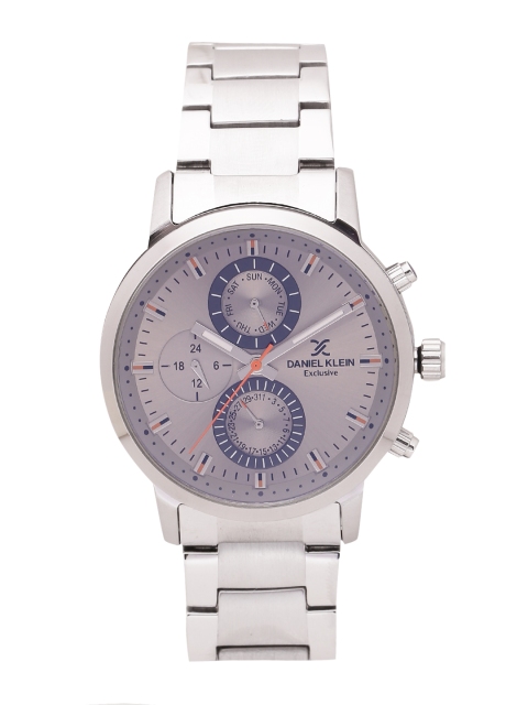 

Daniel Klein Exclusive Men Gunmetal-Toned Analogue Watch DK11330-5, Metallic