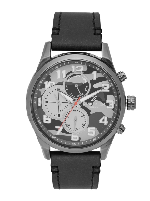 

Daniel Klein Men Black & Grey Analogue Watch DK11340-1