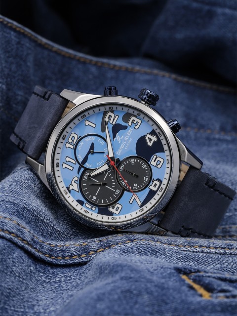 

Daniel Klein Men Blue Analogue Watch DK11340-3