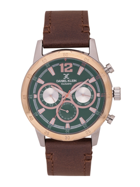 

Daniel Klein Men Green Analogue Watch DK11342-4