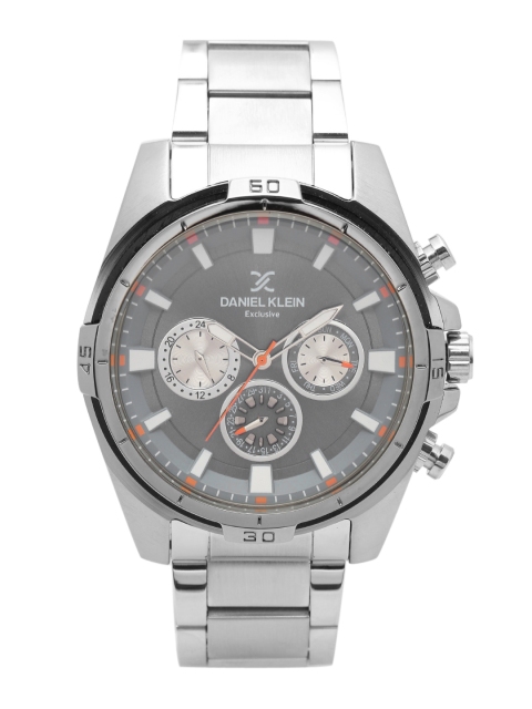 

Daniel Klein Men Gunmetal-Toned Analogue Watch DK11348-6, Metallic