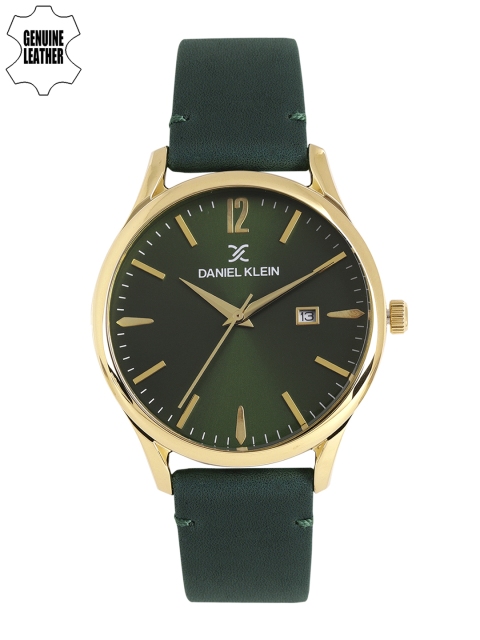 

Daniel Klein Men Olive Green Analogue Watch DK11372-7