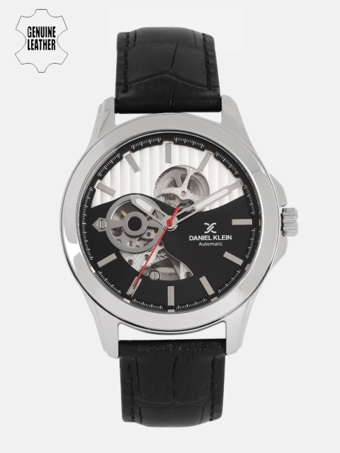 

Daniel Klein Men Silver-Toned & Black Analogue Watch DK11444-2