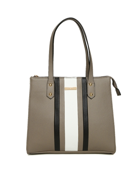 

Addons Grey Colourblocked Shoulder Bag